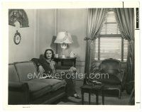 6c562 LORETTA YOUNG 8x10.25 still '37 reading & relaxing at home while making Love Under Fire!