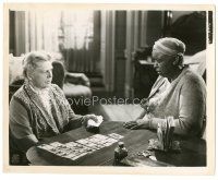 6c710 PINKY 8.25x10 still '49 Ethel Waters watches Ethel Barrymore playing solitaire, Elia Kazan!