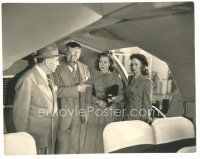 6c821 SKY DRAGON deluxe 7.25x9 still '49 Roland Winters as Charlie Chan in plane with two girls!