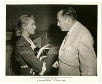 6c826 SO EVIL MY LOVE candid deluxe 8.25x10 still '48 Ann Todd talking to producer Hal Wallis!