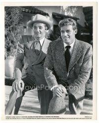 6c907 TILL THE END OF TIME 8.25x10 still '46 c/u of smiling Robert Mitchum & Guy Madison in suits!