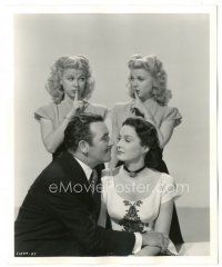 6c924 TWICE BLESSED deluxe 8.25x10 still '45 twins behind Foster & Patrick by Clarence Sinclair Bull