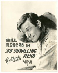 6c940 UNWILLING HERO 7.5x9.5 still '21 Will Rogers, O. Henry's Whistling Dick's Christmas Stocking!