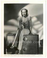 6c954 VIRGINIA MAYO 8x10.25 still '44 full-length seated portrait of from Princess & the Pirate!