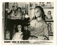 6c190 BUNNY LAKE IS MISSING English FOH LC '65 Otto Preminger, Carol Lynley with creepy dolls!