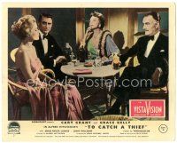 6c041 TO CATCH A THIEF color English FOH LC '55 Cary Grant, Grace Kelly, Landis, Williams, Hitchcock