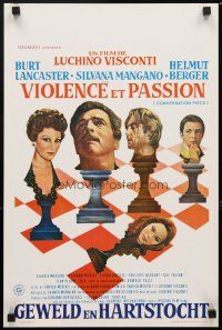 6d775 CONVERSATION PIECE Belgian '74 Luchino Visconti Burt Lancaster, Silvana Manga Helmut Berger!