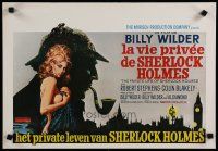 6d825 PRIVATE LIFE OF SHERLOCK HOLMES Belgian '71 Billy Wilder, Robert Stephens, sexy McGinnis art
