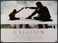 6d234 CREATION DS British quad '09 Paul Bettany as Charles Darwin, Jennifer Connelly, man & monkey!