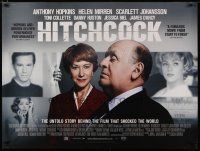 6d254 HITCHCOCK DS British quad '12 Anthony Hopkins, Helen Mirren, Scarlett Johansson!