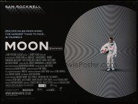 6d274 MOON DS British quad '09 great image of lonely Sam Rockwell!