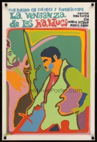 6d041 REVENGE OF THE OUTLAWS Cuban R90s Razbunarea haiducilor, cool colorful art by Bachs!