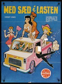 6d345 HEAVY LOAD Danish '75 sexy artwork from the Blazing Saddles of porn!
