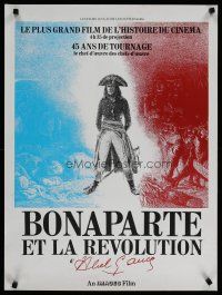 6d153 BONAPARTE ET LA REVOLUTION French 23x32 '72 Abel Gance's classic restored w/new scenes!