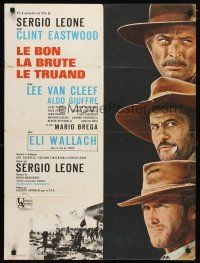 6d159 GOOD, THE BAD & THE UGLY French 23x32 '68 Clint Eastwood, Lee Van Cleef, Sergio Leone!