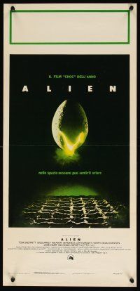 6d644 ALIEN Italian locandina '79 Ridley Scott outer space sci-fi classic, hatching egg image!