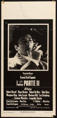 6d673 GODFATHER PART II Italian locandina '75 Al Pacino in Francis Ford Coppola classic sequel!