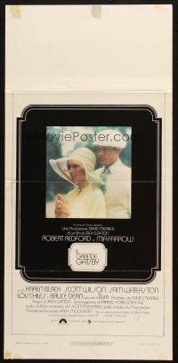 6d675 GREAT GATSBY Italian locandina '74 Robert Redford, Mia Farrow, from F. Scott Fitzgerald!