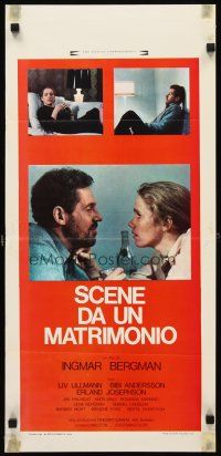 6d711 SCENES FROM A MARRIAGE Italian locandina '75 Ingmar Bergman, Liv Ullmann, Erland Josephson