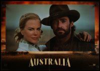 6d732 AUSTRALIA Italian photobusta '08 Baz Luhrmann, close-up of Hugh Jackman & Nicole Kidman!