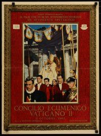 6d735 CONCILIO ECUMENICO VATICANO II Italian photobusta '63 documentary of Vatican City in Rome!