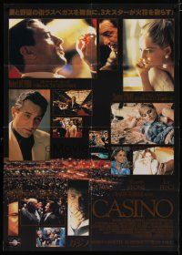 6d416 CASINO video Japanese 29x41 '95 Martin Scorsese, Robert De Niro & Stone,Pesci rolls snake-eyes