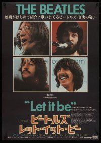 6d496 LET IT BE Japanese '70 Beatles, John Lennon, Paul McCartney, Ringo Starr, George Harrison!