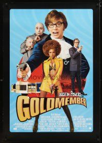 6d057 GOLDMEMBER DS Mexican poster '02 Mike Meyers as Austin Powers, Michael Caine, Beyonce Knowles