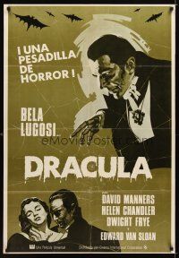6d104 DRACULA Spanish R70s Tod Browning, Bela Lugosi vampire classic!