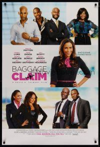 6e070 BAGGAGE CLAIM advance DS 1sh '13 Paula Patton, Taye Diggs, she's done flying solo!