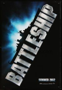 6e092 BATTLESHIP teaser DS 1sh '12 Taylor Kitsch, Alexander Skarsgard, cool title design!