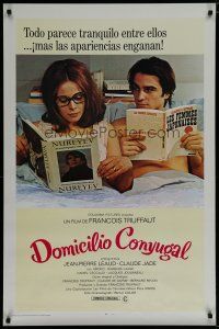 6e102 BED & BOARD Spanish/U.S. 1sh '71 Francois Truffaut's Domicile conjugal, Jean-Pierre Leaud