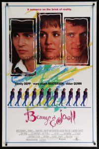 6e106 BENNY & JOON DS 1sh '93 Johnny Depp, Mary Stuart Masterson, Quinn, romance on the brink!