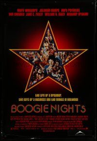 6e123 BOOGIE NIGHTS 1sh '97 Burt Reynolds, John C. Reilly, Wahlberg as Dirk Diggler!
