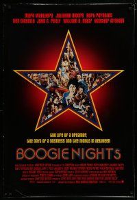 6e124 BOOGIE NIGHTS int'l 1sh '97 Burt Reynolds, Julianne Moore, Wahlberg as Dirk Diggler!