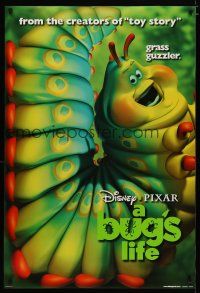 6e146 BUG'S LIFE DS 1sh '98 Walt Disney, Pixar CG cartoon, giant caterpillar!