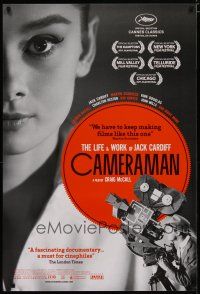 6e156 CAMERAMAN: THE LIFE & WORK OF JACK CARDIFF 1sh '10 image of pretty young Audrey Hepburn!