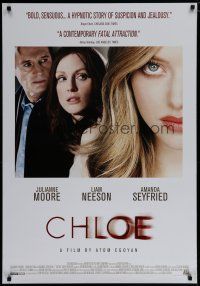 6e177 CHLOE Canadian 1sh '10 Julianne Moore, Liam Neeson, Amanda Seyfried close-up!