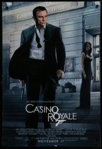 6e166 CASINO ROYALE advance DS 1sh '06 Daniel Craig as James Bond & sexy Eva Green!