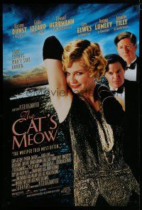 6e167 CAT'S MEOW DS 1sh '01 Bogdanovich, Kirsten Dunst as Marion Davies, Eddie Izzard as Chaplin!