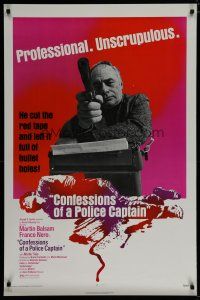6e199 CONFESSIONS OF A POLICE CAPTAIN 1sh '72 Franco Nero, Martin Balsam, unscrupulous!