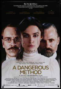 6e219 DANGEROUS METHOD DS 1sh '11 Keira Knightley, Viggo Mortensen, Michael Fassbender