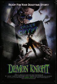 6e242 DEMON KNIGHT advance DS 1sh '95 Billy Zane, Tales from the Crypt, Crypt-Keeper, Billy Zane!