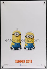 6e244 DESPICABLE ME 2 advance DS 1sh '13 wacky image of minions from animated family comedy!