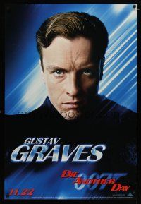 6e253 DIE ANOTHER DAY teaser 1sh '02 Toby Stephens as Gustav Graves!
