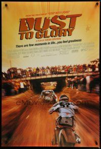 6e267 DUST TO GLORY DS 1sh '05 directed by Dana Brown, wild racing image from the Baja 1000!