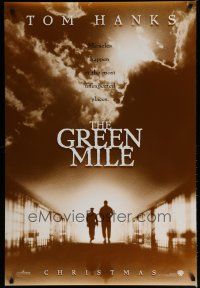 6e356 GREEN MILE teaser DS 1sh '99 Tom Hanks, Michael Clarke Duncan, Stephen King fantasy!
