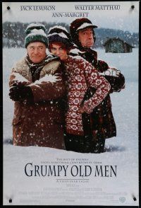 6e361 GRUMPY OLD MEN DS 1sh '93 Ann-Margret comes between Walter Matthau & Jack Lemmon!