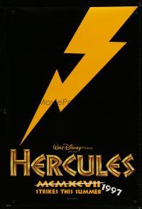 6e383 HERCULES black advance DS 1sh '97 Walt Disney Ancient Greece fantasy cartoon!