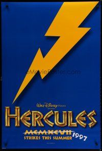 6e384 HERCULES blue advance DS 1sh '97 Walt Disney Ancient Greece fantasy cartoon!
